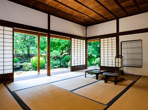 Inside of a samurai residence in Kitsuki