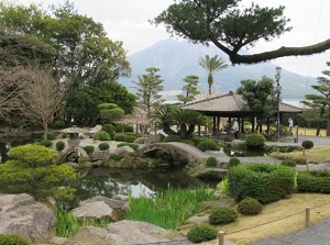 Japanese garden in Sengan-en