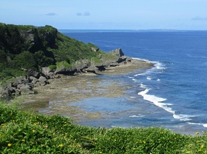 The coast around Mabuni Hill