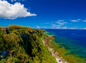 View from the observatory of Waji