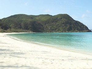 Tokashiku beach in Tokashiki Island