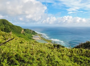 Rocky coast in Kume Island