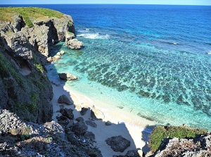 A beach in Yonaguni Island