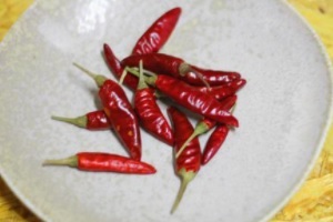 Dried red pepper