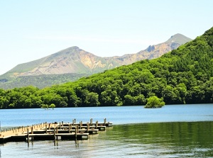 Mount Bandai from Ura-Bandai area