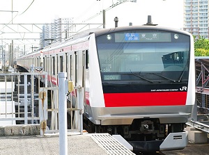 Train of Keiyo Line