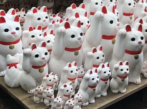 Maneki-neko in Gotokuji