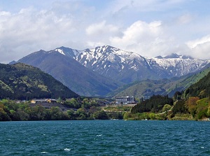 Lake Akaya and Mount Tanigawa