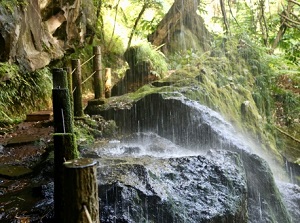 Urami-ga-taki falls in Mt.Mihara