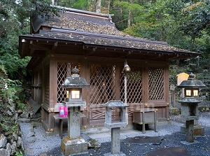 Main shrine in Okumiya of Kifune Shrine