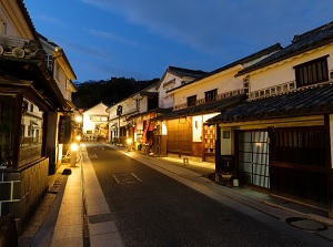 Kurashiki Bikan Chiku in the evening