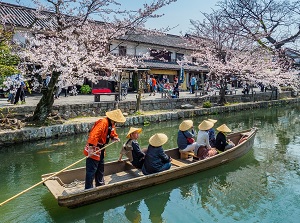 Boat cruise on Kurashiki River
