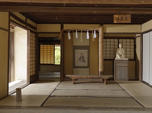 Inside of Shokasinjuku in Hagi
