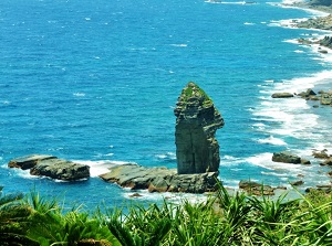 Tachigami-iwa in Yonaguni Island